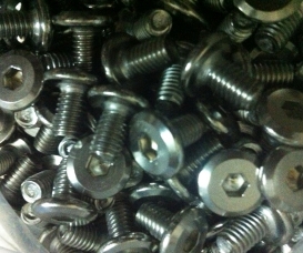 Bulong lục giác dẹp inox